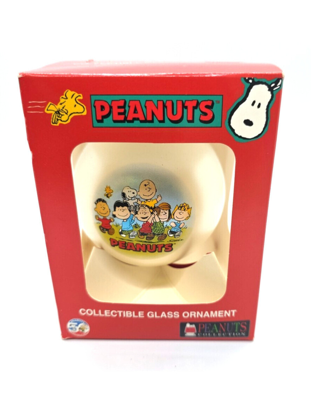 Anniversary Peanuts 50 Years Of Peanuts Collectible Glass Ornament Kurt ADLER
